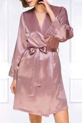 Coemi - Eline Satin Kimono - Dusty Pink